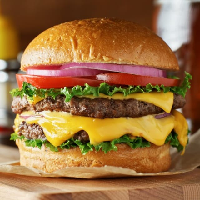 Double Cheese Burger.